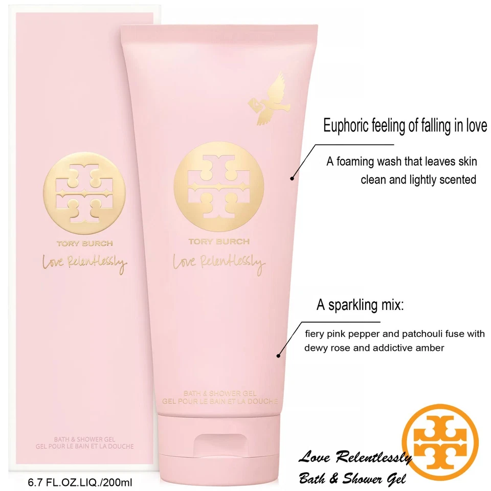 Gel de baño y ducha Tory Burch Love Relentless 6,7 oz - NUEVO SELLADO Y MUY ROMÁNTICO Foto 1 de 2
