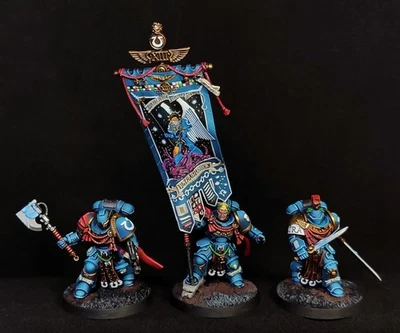 GAMES WORKSHOP Victrix Honour Guard Ultramarines painted Warhammer 40k Primaris Space Marines 1