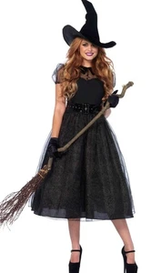 Liebling Spellcaster Hexe Leg Avenue Kleid Kostüm XL Lesen - Bild 1 von 4