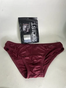 2xist Sexy Sliq Hip Brief Underwear Burgundy Red Mens Size XL - Picture 1 of 4