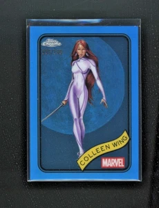 2025 Topps Marvel Chrome, # 47 Colleen Wing, Blue Refractor 200/299, NM/M, WB12 - Picture 1 of 2