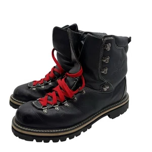 Adidas Stiefel Herren 13 Vintage Leder Schwarz Robust Wanderschuh Midcalf Y2K - Bild 1 von 15