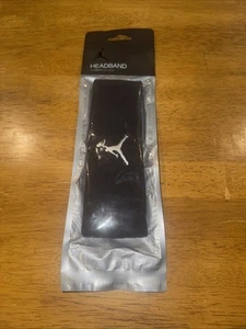 JORDAN Jumpman Dri-FIT Basketball Headband One Size Black New With Tags - Picture 1 of 6