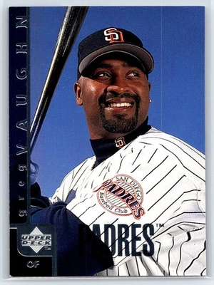 1998 Upper Deck Greg Vaughn San Diego Padres #499 Foto 1 de 2