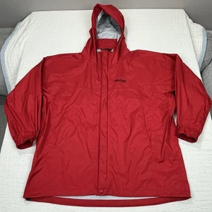 Giacca impermeabile rossa Marmot Precip uomo taglia XL Goretex - Foto 1 di 7