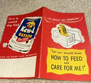 50er Jahre KEN-L RATION HUNDEFUTTER Broschüre - The Quaker Oats Co. - Bild 1 von 9