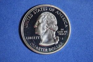 2000 S NEW HAMPSHIRE SILVER PROOF STATEHOOD WASHINGTON QUARTER #K57343 - Picture 1 of 2