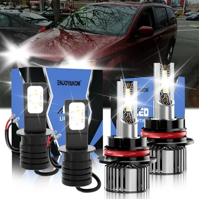 Faros LED antiniebla haz alto/bajo para Dodge Grand Caravan 1996-2000 Foto 1 de 4