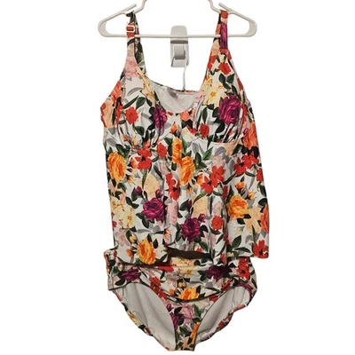 Conjunto Tankini Floral Natación Sunsets  Foto 1 de 4