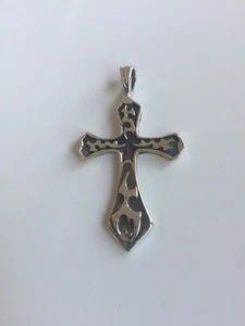 Schöne Keltische Kreuz Anhänger Gut Gearbeitet Echt Silber 925 - Bild 1 von 2