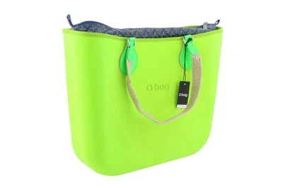 O BAG Armenia Damen Tasche OS neongrün Innentasche Doppelhenkeltasche Logo Freizeit * - Bild 1 von 4