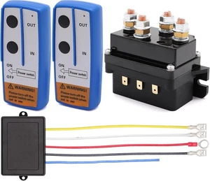 12V 500A Winch Solenoid Contactor Relay and + Remote Control - Picture 1 of 8