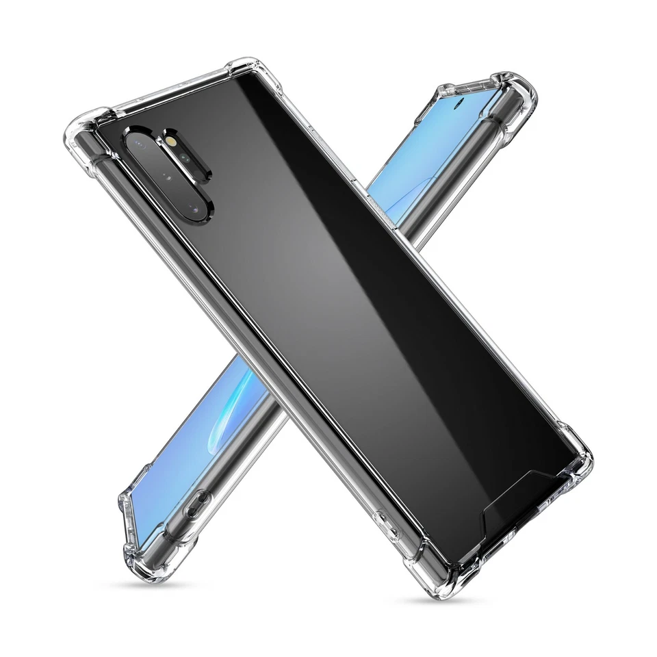 Funda rígida transparente a prueba de golpes para Galaxy Note 10 9 8 S20 Ultra S9 S10 S10e Plus Foto 1 de 1