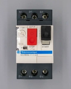 Telemecanique GV2ME06 1-1,6A Motorsteuerschutzschalter trennen - Bild 1 von 2