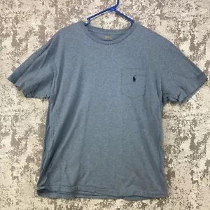 Polo Ralph Lauren Classic Fit Hemd Herren Large Kurzarm Grau Baumwolle Pullover - Bild 1 von 10