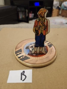 MARX SIKHS #15 Vintage Foot Soldier Tin Litho British Indian Army Figure - Picture 1 of 6