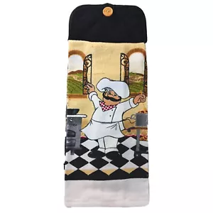 Italienisches Koch Thema Küchentuch, Geschenk, Wohndeko, Toskanisch, Italienischer Koch - Bild 1 von 6