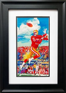 LeRoy Neiman "Jerry Rice Style B" CUSTOM FRAMED Art San Francisco 49rs Football - Picture 1 of 3