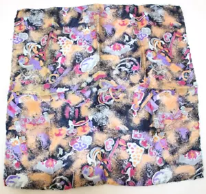 Vitaliano Pancaldi Einstecktuch 100% Seide Lila Gold Paisley Made in Italy - Bild 1 von 10