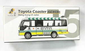 Pequeña Ciudad de Hong Kong No.15 Diecast - Toyota Coaster GC4430 ST.John - Imagen 1 de 1