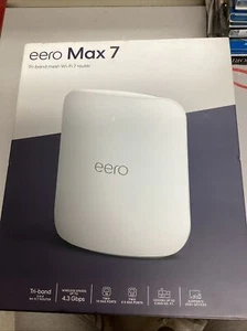 Eero Max 7 Tri-Band mesh wifi 7 router (newest model) BRAND NEW SEALED Box. s3 - Picture 1 of 4