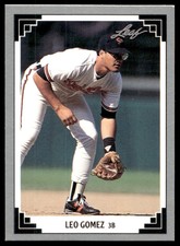 1991 Donruss Leaf Previews Leo Gomez Baltimore Orioles #13