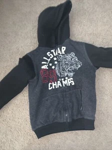 Boys Long Sleeve Black Sweatshirt size XS Hoodie By Lee - Picture 1 of 4