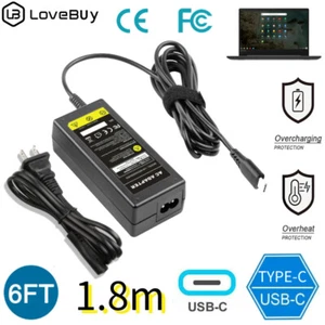 For Lenovo Laptop Charger Power Supply Yoga Thinkpad USB-C TypeC Charger Cord - Picture 1 of 15