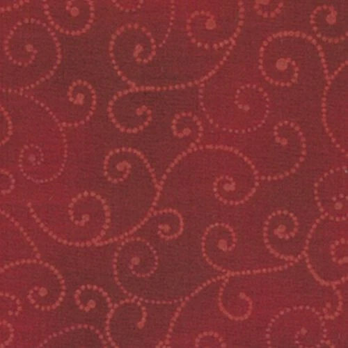 MODA  FABRICS MARBLES SWRILS #9908  "BEST RED" BTY - Image 1 of 1