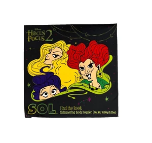 Disney, HOCUS POCUS 2, Find The Book, Sol Shimmering Body Powder NEW - Picture 1 of 5