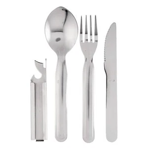 BCB KFS Set Camping Knife Fork Spoon Integrated Can Opener Durable Design - Picture 1 of 4