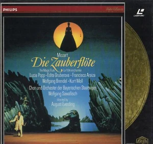 MOZART - DIE ZAUBERFLÖTE - LA FLUTE ENCHANTEE - SAWALLISCH - BOX PAL LASERDISC - Imagen 1 de 1