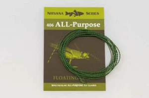 NIRVANA ALL-Purpose Furled Leader (FLOATING Dry Fly Leader) No treatment needed - Picture 1 of 2