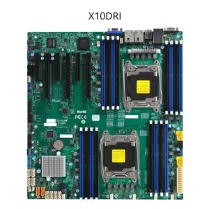 Supermicro X10DRI Dual socket R3 LGA 2011 DDR4- 2400MHz 16 DIMM slots - Picture 1 of 6