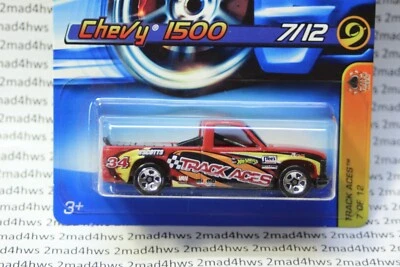Camioneta pickup '06 Hot Wheels 1500 Chevy Borgoña Track Ases 7/12 envío gratuito #117 Foto 1 de 4