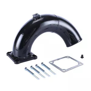 3" High Flow Air Intake Elbow Tube For 1998.5-2002 Dodge Ram Cummins 5.9L Black - Foto 1 di 7