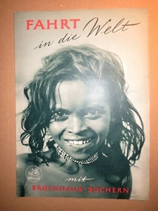 Prospekt Werbung für Brockhaus Bücher 1957 - Picture 1 of 1