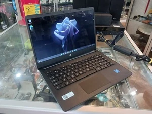 HP 14S-Dq0513tu Intel Celeron 4GB 57GB SSD Black - Picture 1 of 24