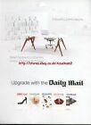 Daily Mail "Powerful, Provocative" 2011 Magazine Advert #1170