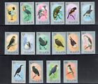 1976 St. Lucia - Uccelli Diversi - Serie Di 16 Valori - Yvert Tellier N . 386-40