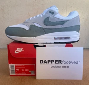 Nike para hombre Air Max 1, talla 6,5 Reino Unido, Mica Green Trainers DZ4549 100 - Imagen 1 de 7