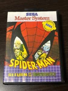 Juego Spider-Man Return of SEGA Master System Portugal Pegatina Importación Brasil 1992 - Imagen 1 de 5