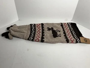 BRAND NEW CHILLY DOG MOOSE 100% WOOL HOODIE DOG SWEATER SIZE LARGE WITH TAGS - Picture 1 of 10