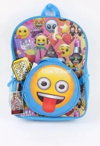 Emoji Googly Eye Backpack w/ Lunch Kit - Picture 1 of 6