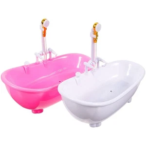 2pcs Bathtub Shaped Cocktail Glasses Smoothie Cold Drink Glasses Novelty Bath... - Picture 1 of 7