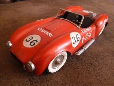 Modell Auto Blech Handgefertigtes Unikat  - 30x 14 cm - VINTAGE  - Bild 1 von 4