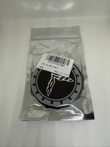 2 Pack Car Coaster For Corvette Brand New - Picture 1 of 3