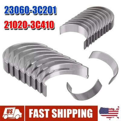 For Hyundai Santa Fe Azera Kia Sedona Sorento 3.3L 3.5L Main & Rod Bearings Kit - Image 1 of 4