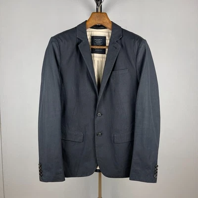Blazer AllSaints Para Hombres Negro Forrado de Algodón “Chaqueta Stafford” – Talla UK/US38/EU48 Foto 1 de 4