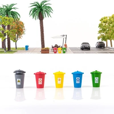 Straßenmülleimer Modell Mülleimer Für Bauvorhaben Geschenke Heimwerkermodell - Bild 1 von 4